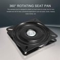 thumbnail image 2 of Placa giratoria para asiento de barco de 6 pulgadas, asiento giratorio para barco de pesca marina, rotación de 360 ​​grados, ajuste universal de 15,4 x 15,4 x 2 cm, 2 of 5