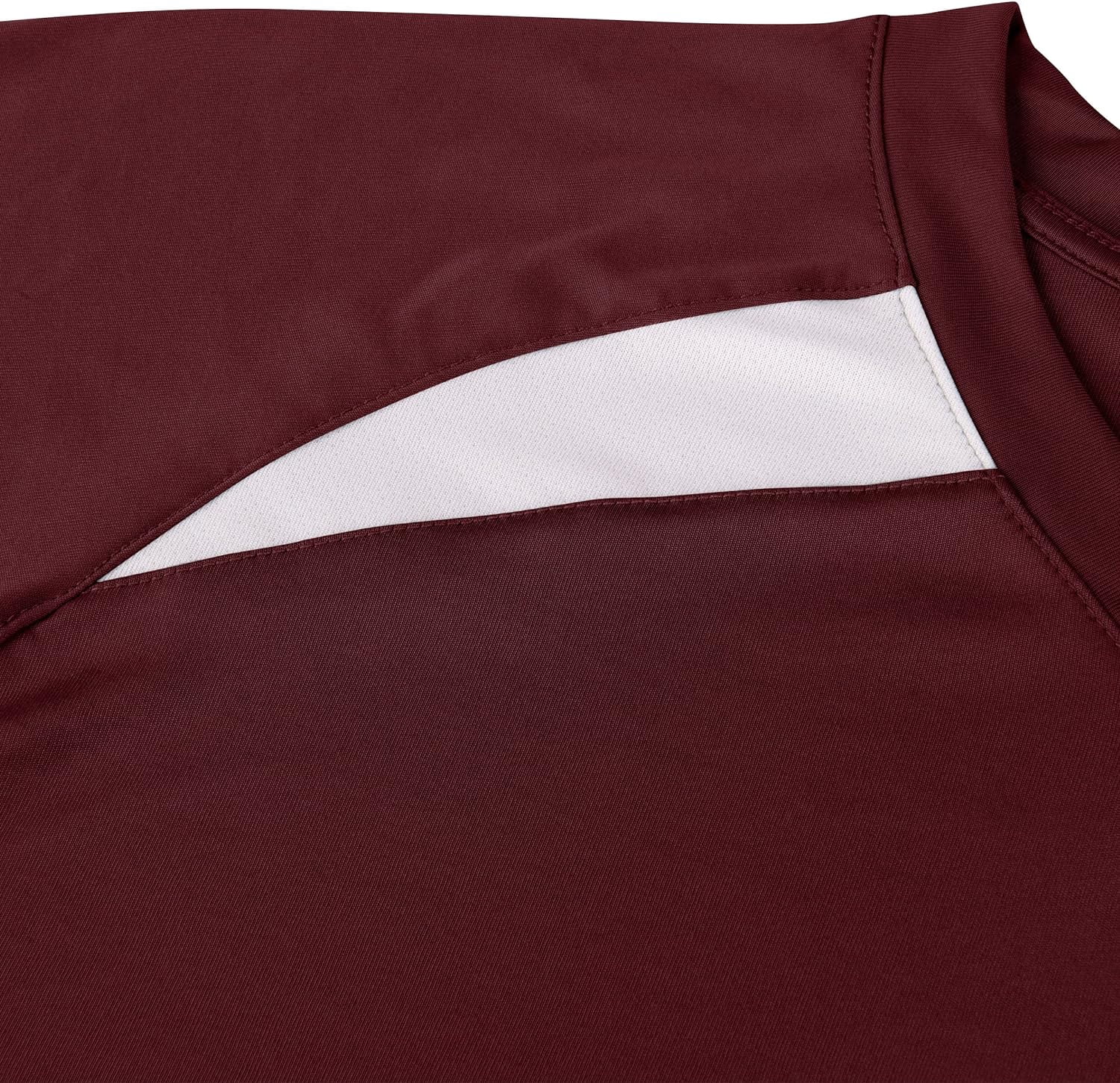 Check Baseball/Softball Jersey, Youth X-Small, Maroon with White Highlights