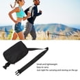 thumbnail image 3 of Belt Bag, Nylon Dustproof Shockproof Wear  Sports Waist Pouch Fanny Pack With Adjustable Back Strap, 3 of 8