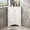 White, variant on Corner Cabinet with Doors, Corner Bathroom Storage Cabinet with 2 Adjustable Shelves, Bathroom Floor Corner Cabinet for Kitchen, Bathroom, Living Room (Black)