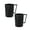 s-Black 2PCS, variant on pdqouc 2Pcs Geometry Design Plastic Coffee Cups Reusable Plastic Cup Mug with Handle Lightweight Microwavable Dishwasher Safe Un*breakable Camping Coffee Mugs for Tea Milk Water Juice Tea
