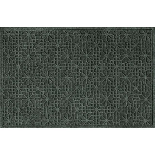 707590035 Water Guard Stained Glass Mat in Evergreen - 3 ft. x 5 ft.
