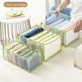 thumbnail image 3 of Mesh Storage Box Foldable Closet Clothes Dividers Nylon Dresser Compartments Organizers, 3 of 8