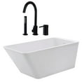 thumbnail image 2 of Hannah 67 Inch Acrylic Contemporary Freestanding Bathtub and Faucet Package, 2 of 2
