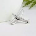 thumbnail image 5 of EOEMY Fashion Small Enamel Cartoon Airplane Plane Brooch Pin Collar Women Men Gift-Style 2, 5 of 9