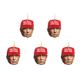 thumbnail image 1 of Patriótico Donald Trump 2024 Adorno Navideño 2D Acrílico Dibujos Animados (11), 1 of 6
