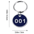thumbnail image 4 of 1 Pack/10pcs Key Tags with Ring Numbered ID Tags Keychain Number from 1 to 10, 4 of 5