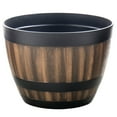 thumbnail image 6 of RENACLIPY 1Pack Walnut Finish Flower Pot for Indoor and Outdoor Home Decor Use, 6 of 8