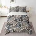 thumbnail image 2 of Castle Fairy Mallard Duck Bedding Comforter Set,Vintage Camouflage Queen Bedding Sets, 2 of 8