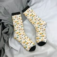 thumbnail image 5 of KLL Cars Print Cool Socks Men's Women's Crew Socks Funny Crazy Novelty Stockings, 5 of 6