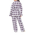thumbnail image 5 of White Mark Women's Flannel Pajama Set - Extended Sizes, 5 of 5
