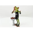 thumbnail image 3 of Novelty Design Funny Frog Decor Master Chef Cook Yummy BBQ Sausage Shelf Display G16668, 3 of 4