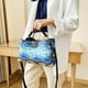 thumbnail image 1 of Bolso de hombro de piel de serpiente para mujer, bandolera de viaje de cuero PU (azul), 1 of 5