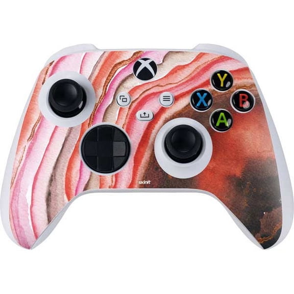Skinit Geode Orange Watercolor Geode Xbox Series S Controller Skin