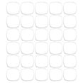 thumbnail image 3 of Hollow Geometric Frame Pendants, Hollow Mold Pendants Open Frame Pendant 30Pcs Open Bezel Pendants  For Home For Family ANGGREK Molde grande cuadrado redondeado, 3 of 8