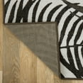 thumbnail image 4 of World Rug Gallery Floral Leaves Flatweave Indoor/Outdoor Area Rug - GRAY 5' X 7', 4 of 9
