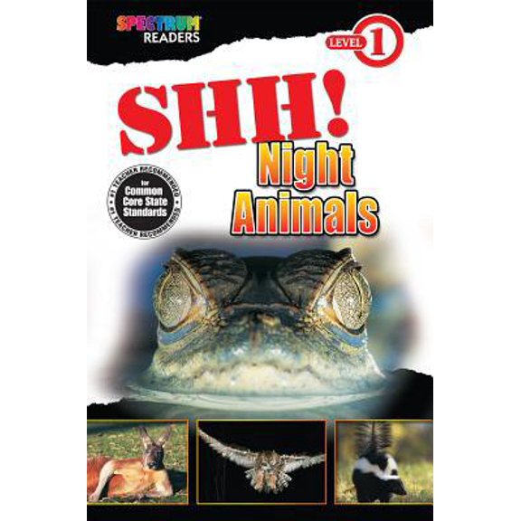 Pre-Owned Shh! Night Animals: Level 1 (Paperback) 1623991331 9781623991333