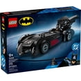 thumbnail image 2 of LEGO DC Batman & Robin Batmobile – 272-Piece Super Hero Car Building Set with Batman Minifigure & 20th Anniversary Coin, Collectible Movie Replica Gift for Kids – 76333, 2 of 6