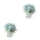 thumbnail image 2 of Advancent 2 pack/lote de flores artificiales en jarrón, flores artificiales elegantes, duraderas y de bajo mantenimiento Type11 NO11, 2 of 6