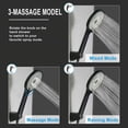 thumbnail image 4 of Stylish Wall-Mounted Bathtub Faucet, Curved Handheld Sprayer Offers Versatile Water Control For Every Need, 4 of 5