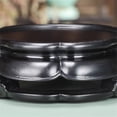 thumbnail image 3 of Purple Sandalwood Round Vase Teapot Bonsai Flowerpot Carving Base Racks, 3 of 6