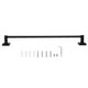 thumbnail image 4 of Colgador de Toallas, hogar Colgante de Pared Negro Toalla Organizador Estante de baño Estante Estante Percha Accesorio de baño, 4 of 5