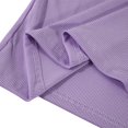 thumbnail image 5 of Women's Cotton Camisole, Audhol Women's Threaded Cotton Round Neck Wrapped Camisole Vest Purple Round Neck Tank Top Xxl, 5 of 5