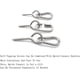 thumbnail image 5 of M4 * 50 304 tornillos de acero inoxidable tornillos de anillo autorroscantes ojo de oveja tornillos autorroscantes redondos con tornillos de abrazadera manual 20 piezas al por mayor Rojo Verde Cocina, Decoración y Otros, 5 of 5