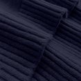 thumbnail image 4 of Wyongtao Womens V Neck Sweater Vest Ribbed Knit Solid Color Sleeveless Blouse Irregular Hem Casual Fall Tank Tops (Free Size, Navy), 4 of 5