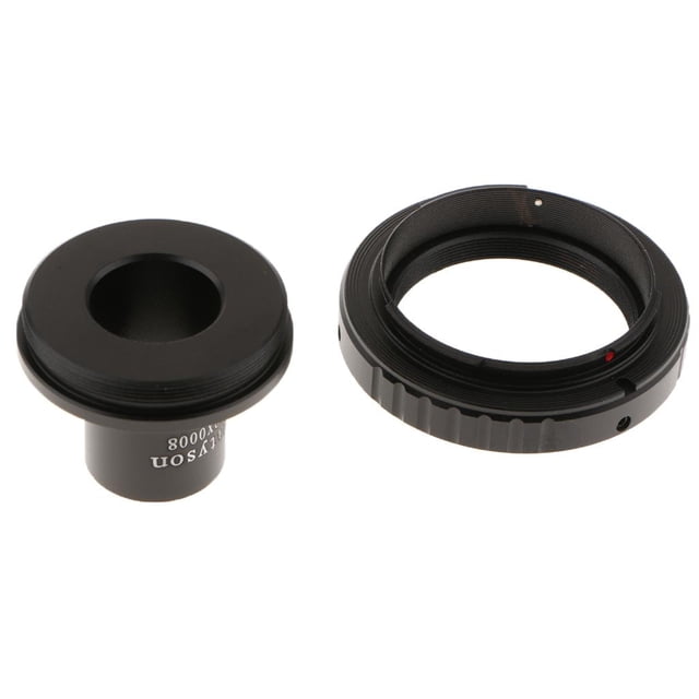 1 Ajuste El Del Adaptador De Lente T T2 + M42 Al Adaptador De Microscopio De 0.91 '(montaje En T) Para Cámara - Compatible Con A7, A7S, , II, A7S II Ect Macarena Adaptador de montaje de microscopio