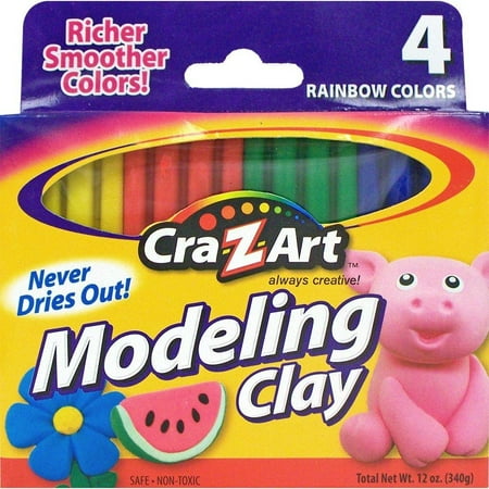 UPC 433599117314 product image for cra-z-art modeling clay, pack of 4 (10900) | upcitemdb.com