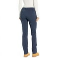 thumbnail image 2 of Dickies Women's Perfect Shape Straight Fit Pants, Rinsed Navy, 16, 2 of 3