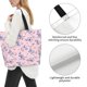 thumbnail image 3 of Easygdp Butterfly Bolsas Tote para Mujer, Bolsos de Hombro para Viaje, Bolsos de Mano de Gran Capacidad para Compras y Trabajo, 3 of 8