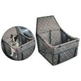 thumbnail image 3 of Coche Perro Gato Funda de Asiento Protector Seguro Hamaca Impermeable Cojín marrón Zulema Asiento elevador para el automóvil, 3 of 6