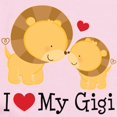 thumbnail image 2 of CafePress - I Love Gigi Long Sleeve Infant Bodysuit - Long Sleeve Cotton Baby Bodysuit, 2 of 4