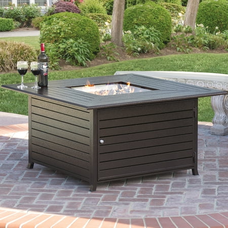 Best Choice Products 45x45in Extruded Aluminum Square Gas Fire Pit