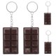 thumbnail image 1 of GOOHOCHY 4 llaveros de chocolate kawaii bonitos, accesorios para mujeres, llaveros divertidos para mochilas, llaveros con colgante encantador para niños, llavero con abalorio., 1 of 8