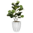 thumbnail image 1 of Artificial Fig Tree 46" Fake Plant Real Touch with Planter, 1 of 3