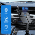 thumbnail image 3 of Swayvoo retractable Car Charger 4-in-1 Fast USB C Car Phone Charger Adapter with Dual Type C Cords, USBC Car Charger Compatible with iPhone 17/16/15/14/13/12/11, Galaxy & Pixel, 3 of 9
