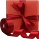 thumbnail image 1 of Cinta de satén sólido rojo profundo de 300 pies - rollo de 50 yardas para envoltorios de regalos, decoración de bodas, manualidades, lazos, decoraciones navideñas y navideñas, 1 of 5