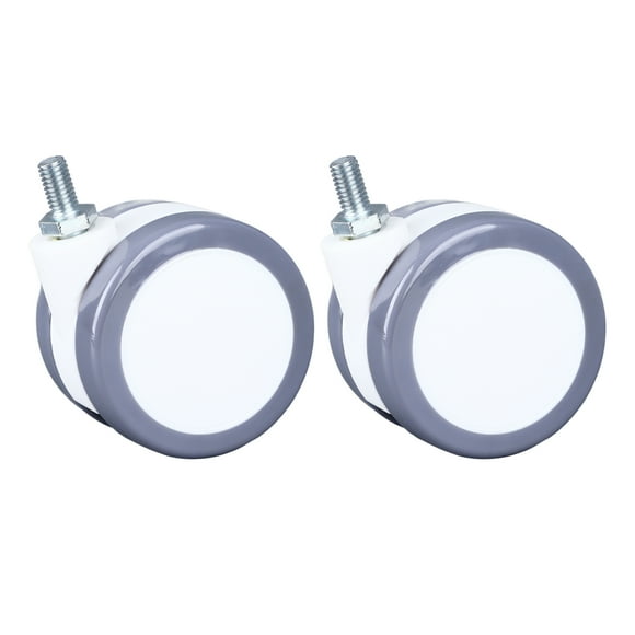 Caster de 2.5 Pulgadas, Rueda Silenciosa, la rueda anti -deformación, Mejore la Estabilidad de 30 kg de Rodamiento de Carga para Muebles Rueda Médica