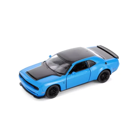 5" Kinsmart 2023 Dodge Challenger SRT Demon 170 1:40 Diecast Model Car Toy Blue