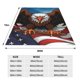 thumbnail image 3 of Balery Cartoon Bald Eagle USA Manta de Felpa Suave y Acogedora – Cobija de Franela Aterciopelada para Cama, Lavable y Cálida para Sofá, Mascotas, Transpirable-50"x40", 3 of 7