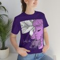 thumbnail image 5 of TSmartArt @ Walmart. Lady Lilac Unisex Dark2 T-Shirt, Sizes M-3XL, 5 of 6