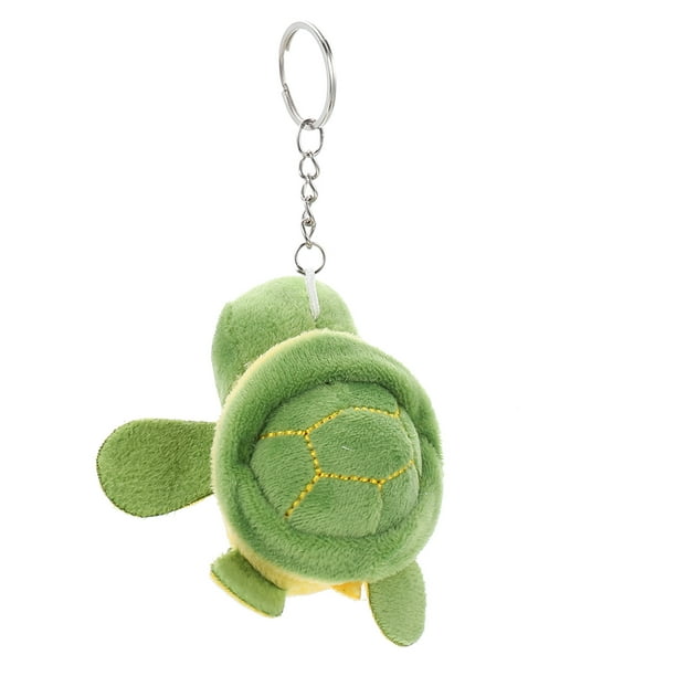 KAKOWELY 10 llaveros de peluche con forma de tortuga, ideal como regalo conmemorativo.