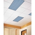 thumbnail image 2 of Fluorescent Light Covers for Ceiling Lights 1 Pack, Blue Geometric Magnetic Ceiling Light Covers 2x4ft for Classroom Office School, Modern Abstract Contemporary Art Overhead Drop Ceiling Light Shade, 2 of 7