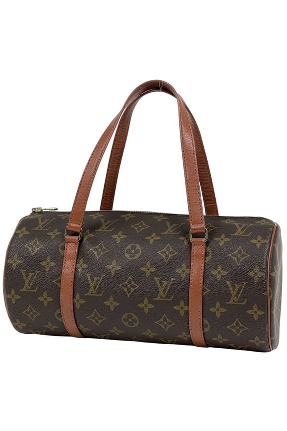 Pre-Owned Louis Vuitton Papillon 30 Barrel Bag, Old/Previous Model, Monogram Brown, Women's,...