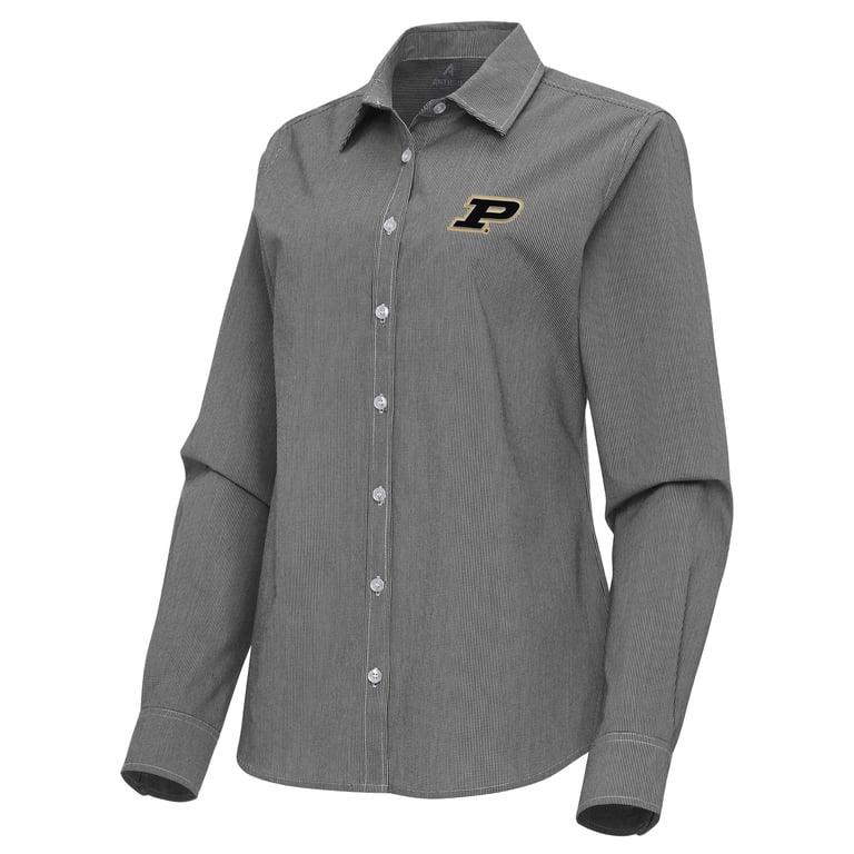 purdue dress shirt Purdue Twill Button Down Long Sleeve Shirt Purdue Athletic Wordmark | White | Purdue University