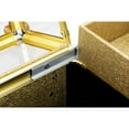 thumbnail image 5 of VER Beauty Hard Makeup Case, 4-Tier Nail Tech Travel Case, Gold Ice Cube, 5 of 7