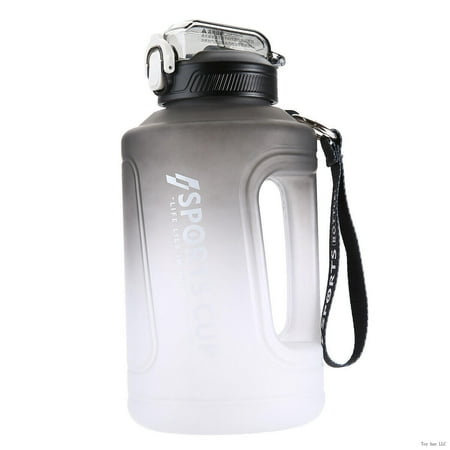 

Water Bottle With Time Marker 1.5L Large Gym Sports Camping Training Bottle